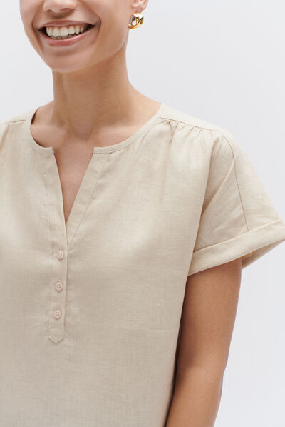 Camicetta Keola beige donna