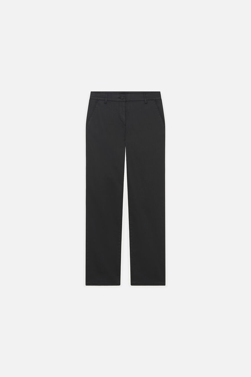 Hose Pcomilong schwarz damen