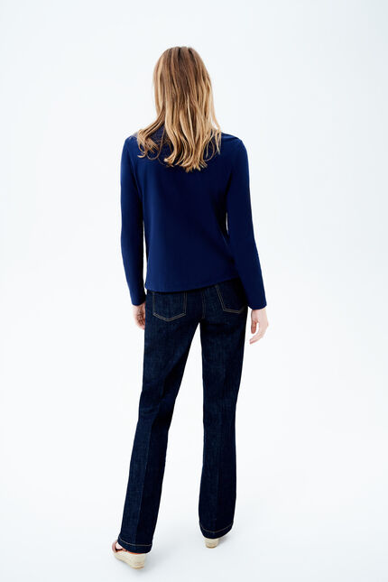 T-shirt tirus bleu marine femme
