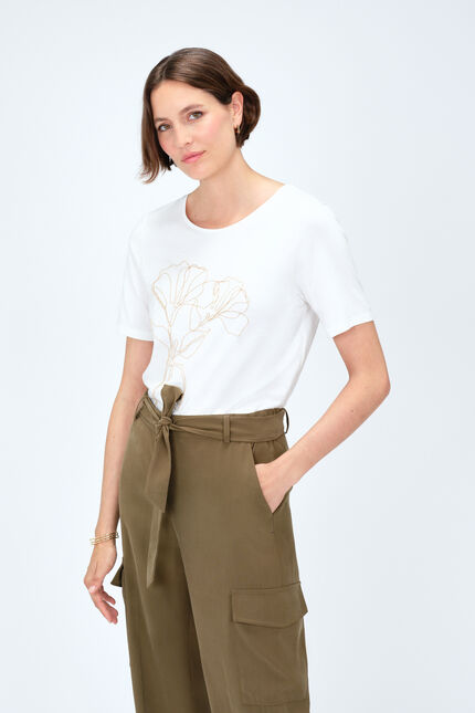 T-shirt tlada blanc femme