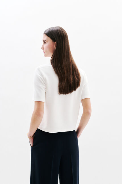 Maglietta Tobias ecru donna