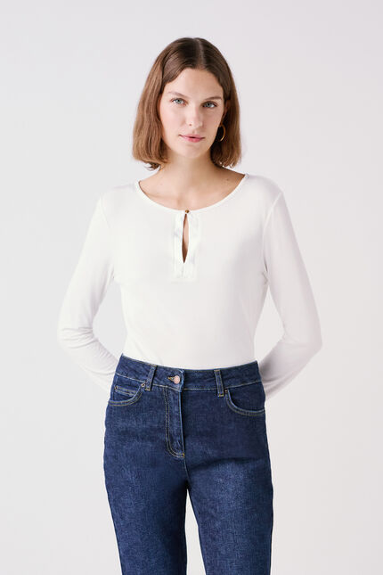 T-shirt Tildi ecru femme