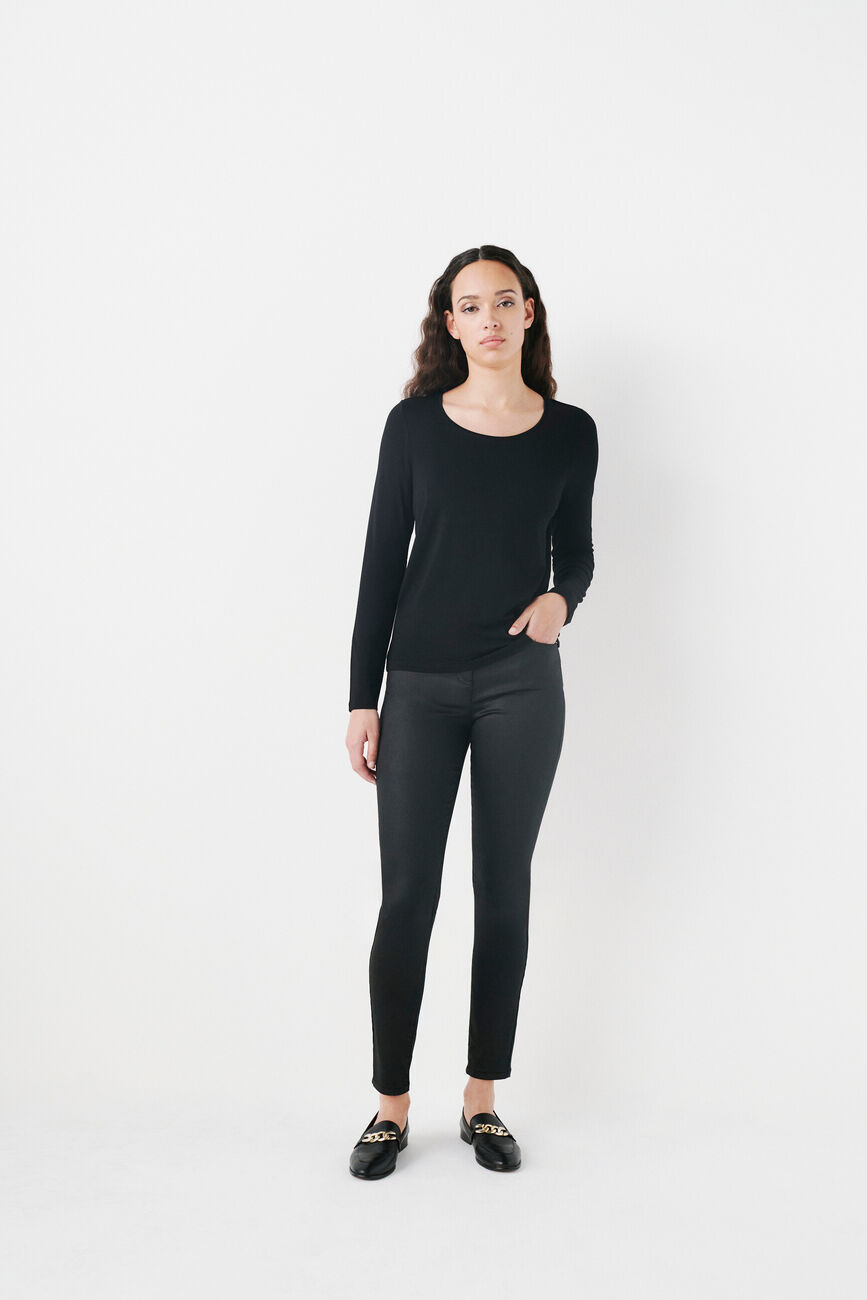 T-shirt tbasico noir femme