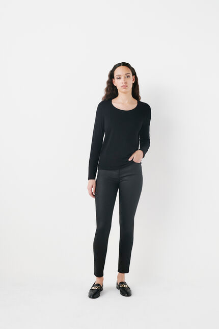 t-shirt tbasico nero donna