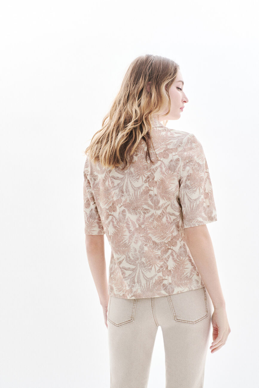 T-shirt Tevelina2 rose clair femme