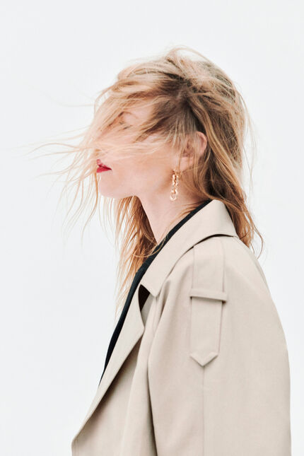 Trench gourmand sable femme