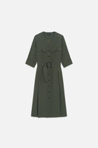 Rsarah dress khaki green woman