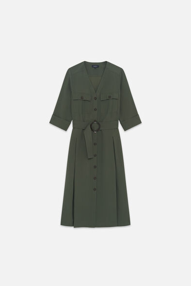 Robe Rsarah vert kaki femme