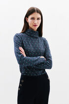 Tanoushka1 t-shirt navy blue woman