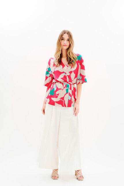 Kimono Alison rosa fucsia mujer