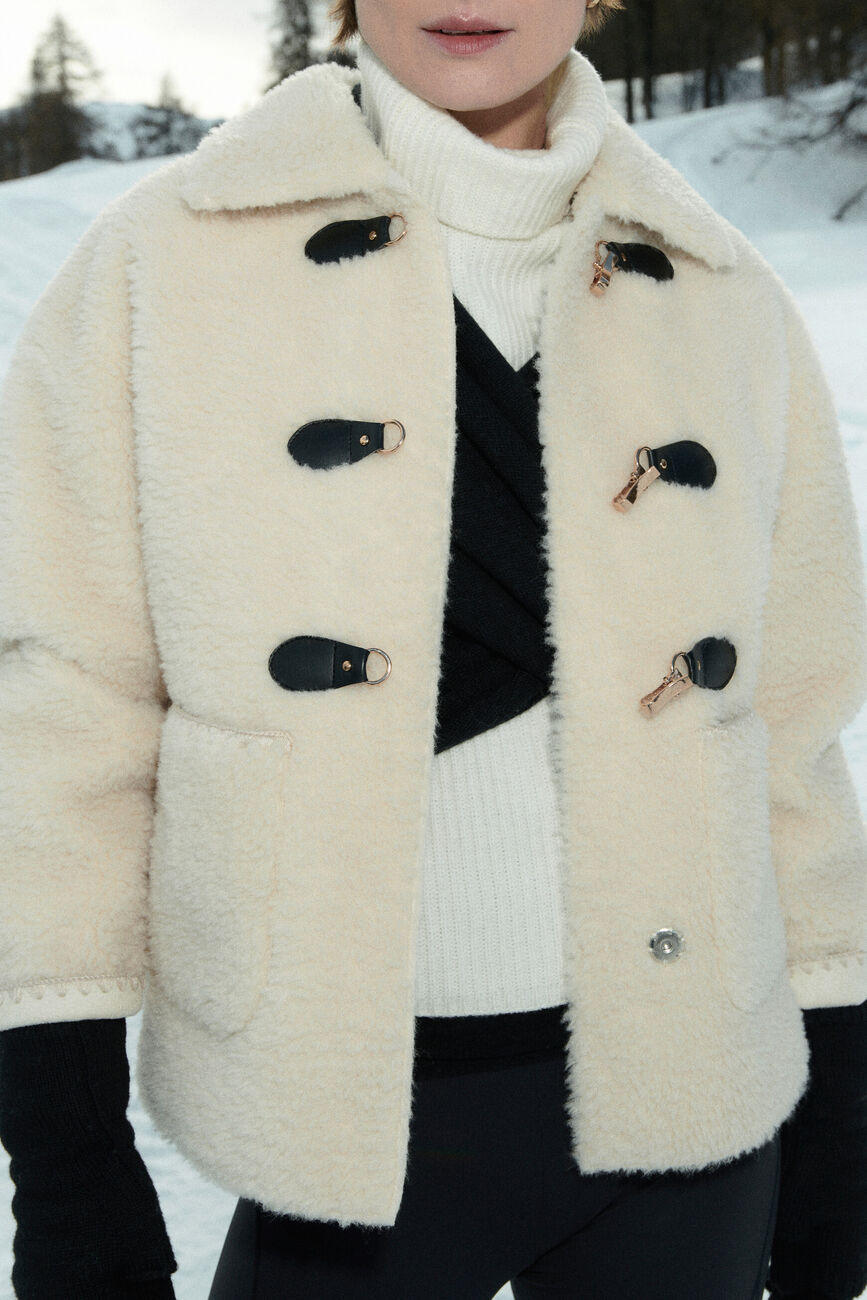 Gigogne coat ivory woman