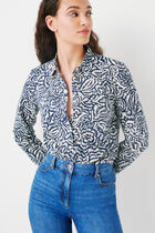 jessica1 shirt navy blue woman