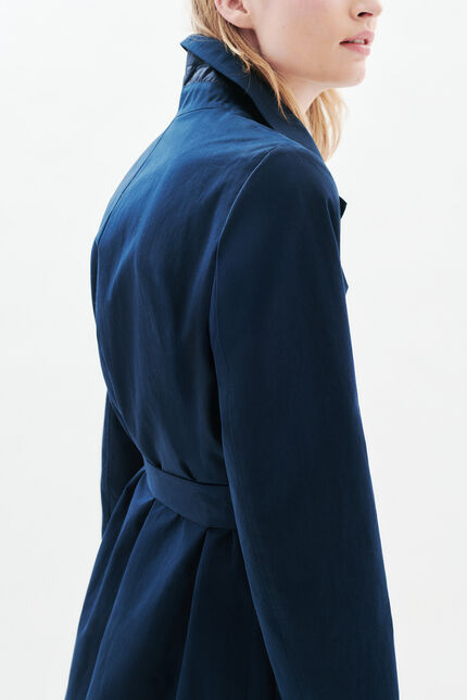 Trench Gelisolo bleu marine femme