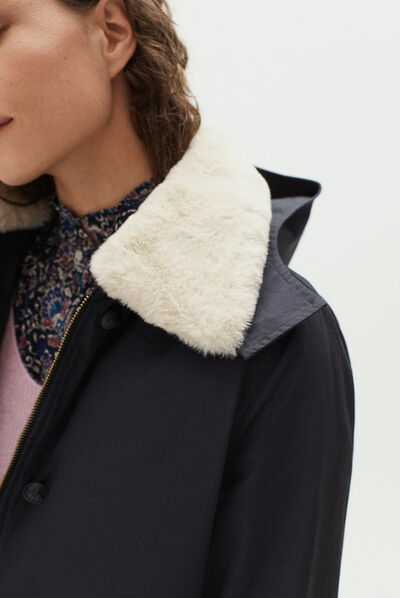 parka ernest bleu marine femme