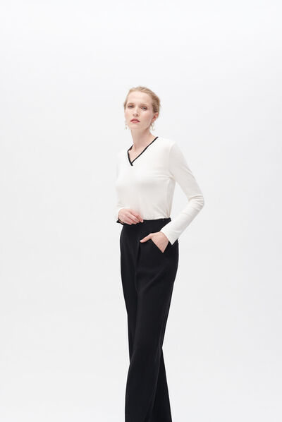 T-shirt tresor blanc femme