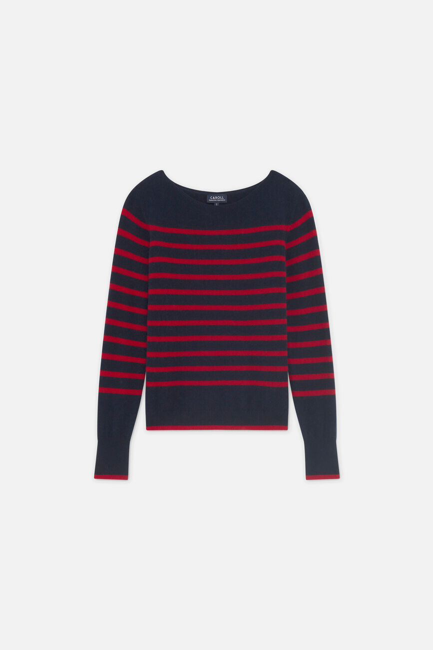 Mzoely Pullover 100% Kaschmir marineblau damen