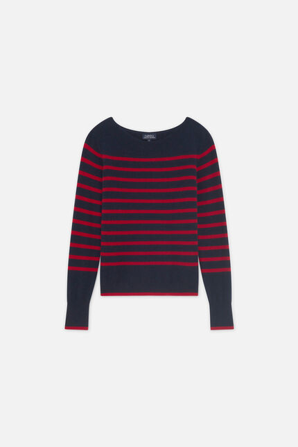 Maglione mzoely 100% cashmere blu navy donna