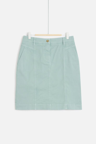 Jupe lazuna b vert menthe femme