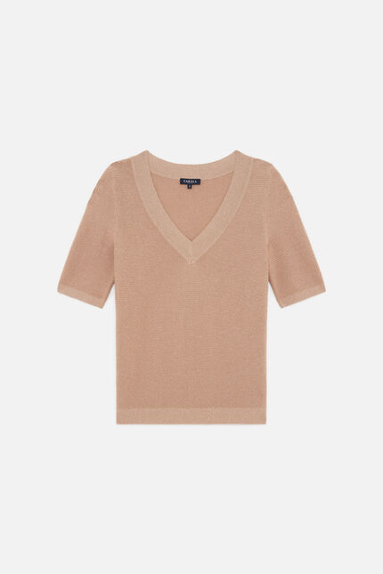 Pull Mlevi sable femme
