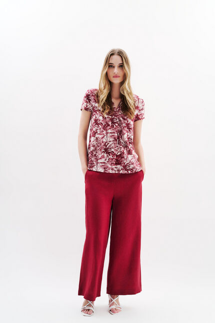Blouse Ckat bordeaux femme