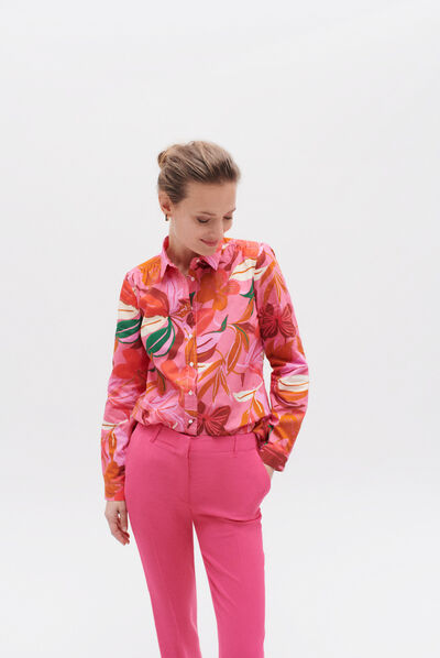 Camicia Samba Pop rosa fucsia donna