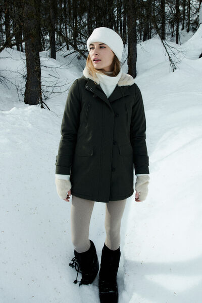 parka electra vert kaki femme