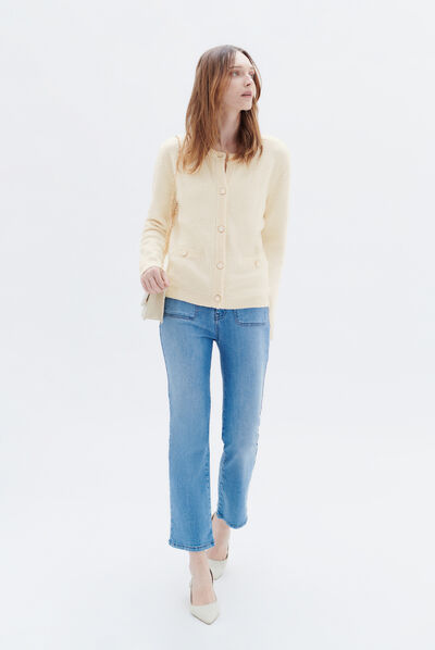 Veste maeva ecru femme