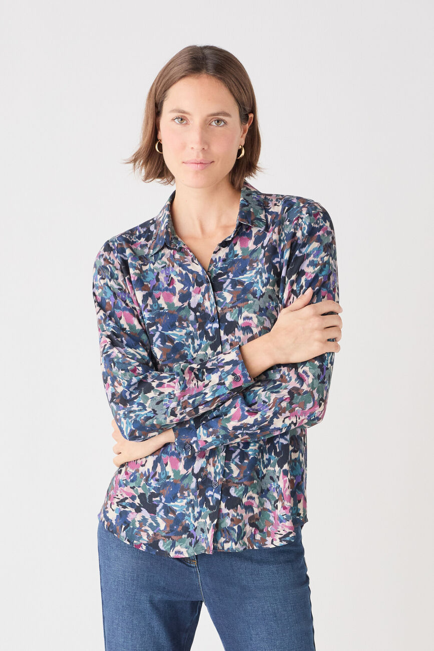 Chemise Jess1 vert kaki femme