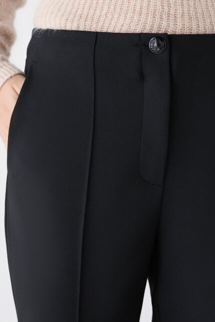 Pantalon pianiste noir femme