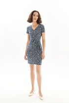 Rbobby dress navy blue woman