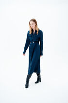 Raya dress petrol blue woman