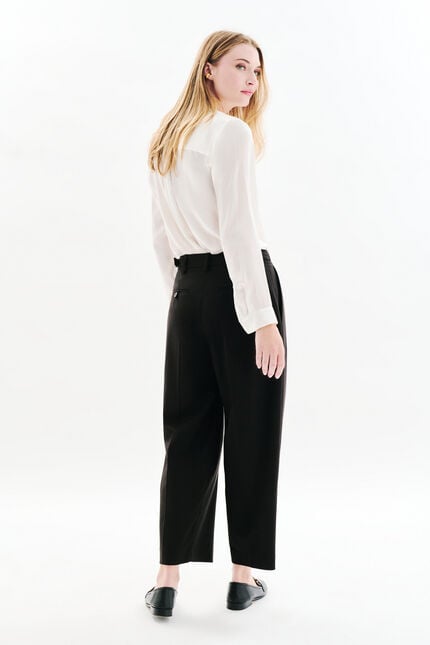 Pantalón Plume marrón chocolate mujer
