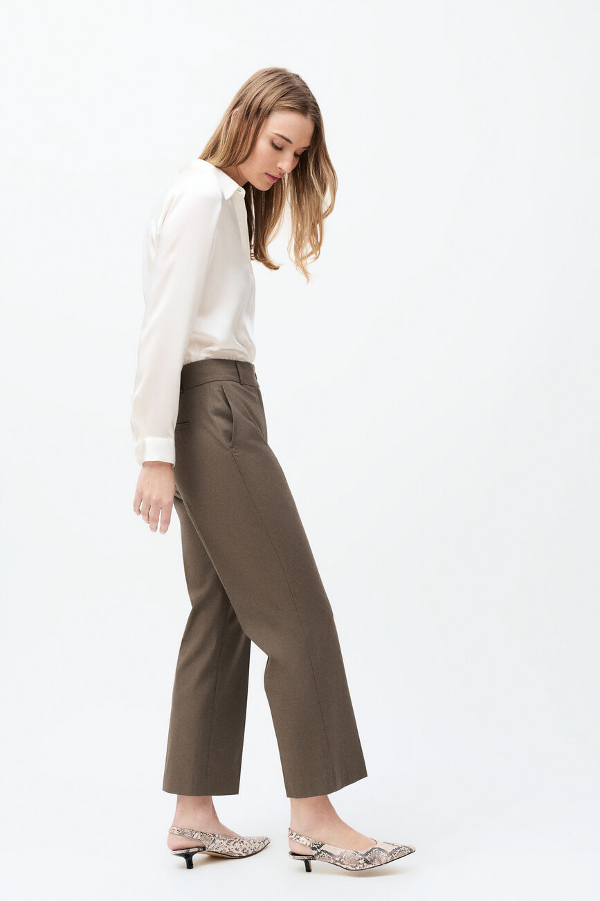 Pantalon Pirouette taupe femme