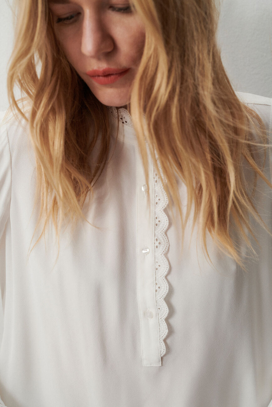 charlie blouse ivory woman
