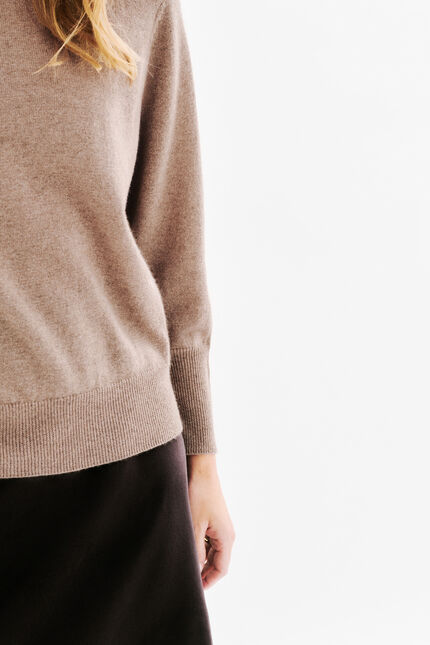 Mchelsealu sweater light brown woman
