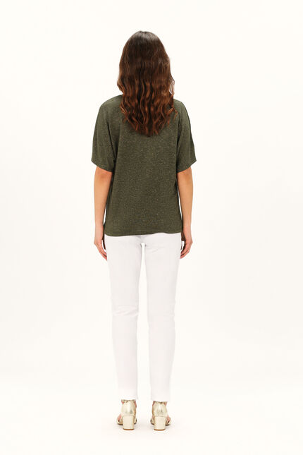 T-Shirt Tsophia khakigrün damen