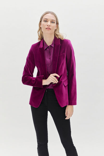 blazer aurora prune femme