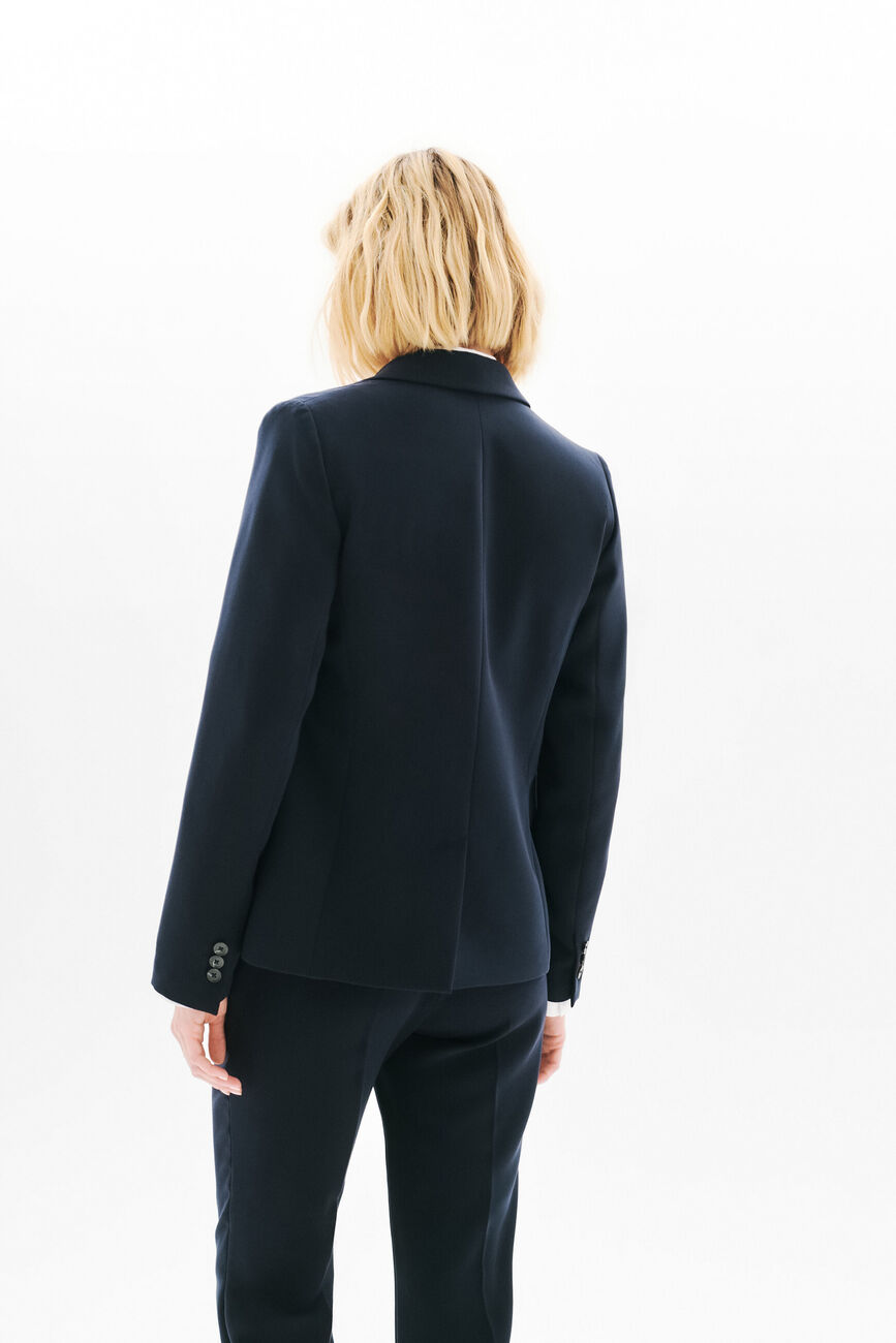 Vantea blazer navy blue woman
