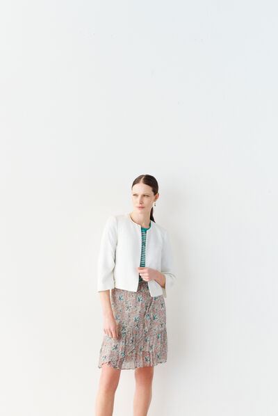 blazer pauline ivoire femme