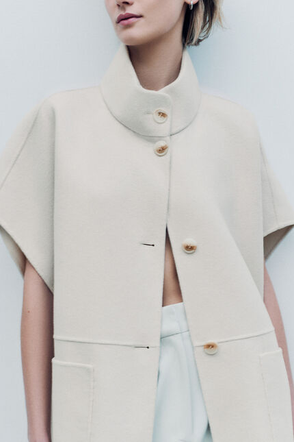 Manteau gina beige femme