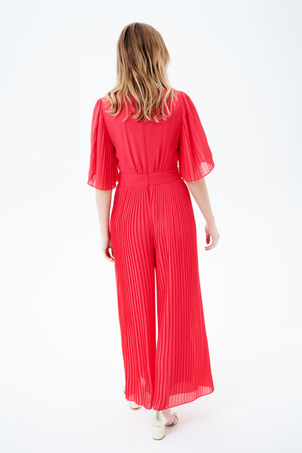 Combinaison paulette rose fushia femme