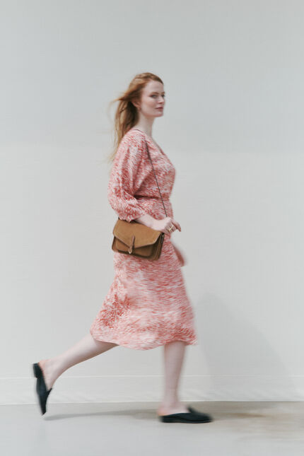 Rita dress orange woman