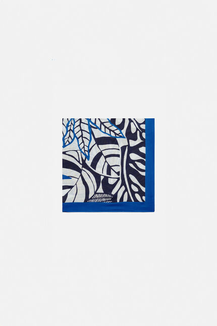 Foulard livy bleu marine femme