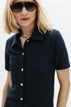 Robias dress navy blue woman
