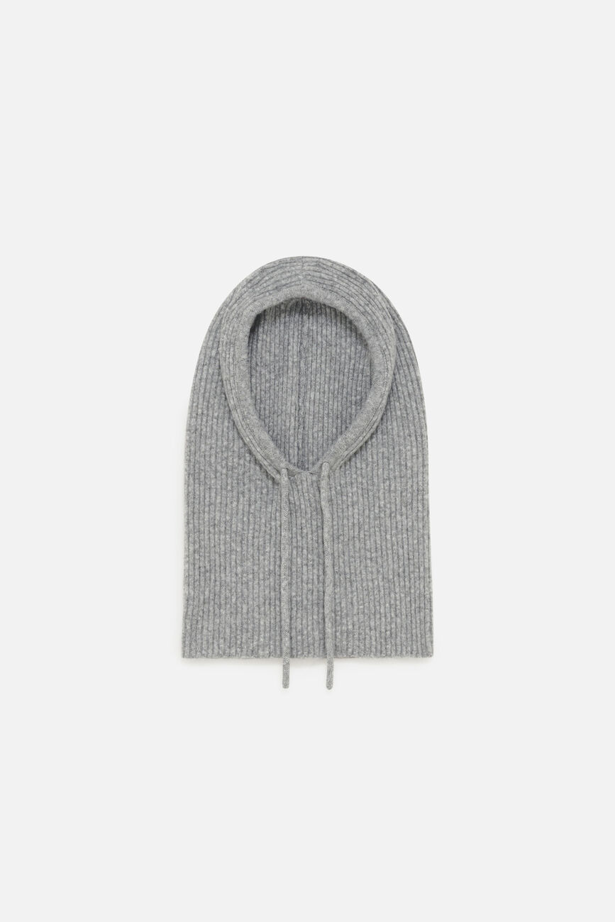 Cagoule Baclava grey woman
