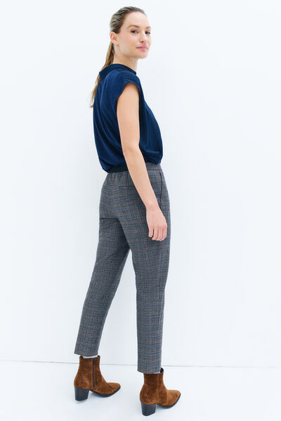 Broek Sidiki bordeaux vrouw