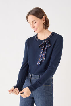 mlana sweater navy blue woman