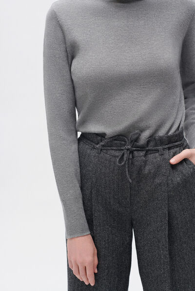Pantalón primo gris oscuro mujer