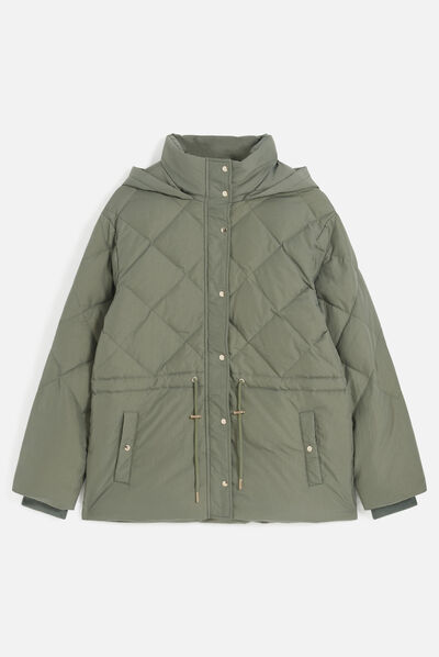Doudoune gloria vert clair femme