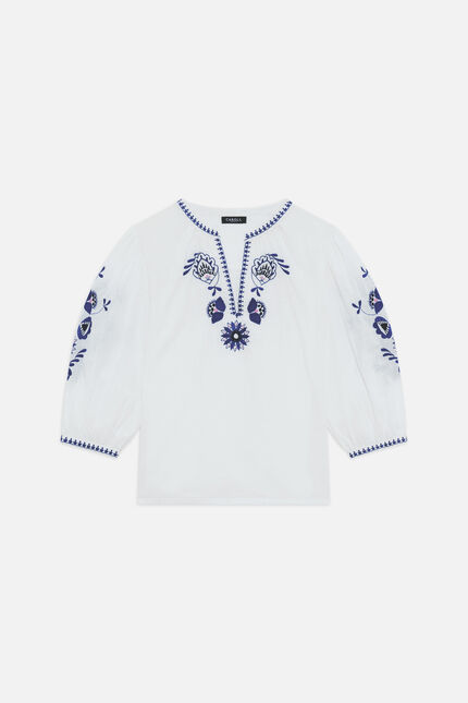 Blouse cangelina bleu marine femme